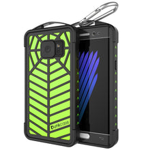 Cargar imagen en el visor de la galería, Funda impermeable Galaxy Note FE, serie WEBSTER de Punkcase, Verde Claro | Cubierta resistente de armadura de alta resistencia.