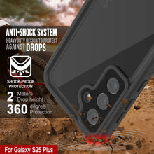 Cargar imagen en el visor de la galería, Galaxy S25+ Plus Case impermeable Punkcase Studstar Negro delgado de 6.7 pies IP68 IP68 Choque/prueba de nieve