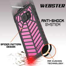 Cargar imagen en el visor de la galería, Funda resistente al agua para Galaxy Note FE, serie WEBSTER de Punkcase, color rosa | Cubierta de armadura resistente.