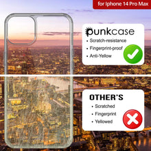 Cargar imagen en el visor de la galería, for Iphone 14 Pro Max Punkcase e Scratch-resistance ¢ Fingerprint-proof e Anti-Yellow ¢ Scratched e Fingerprint ¢ Yellowed (Color in image: pink)