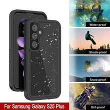 Cargar imagen en el visor de la galería, Galaxy S25+ Plus Case impermeable Punkcase Studstar Negro delgado de 6.7 pies IP68 IP68 Choque/prueba de nieve