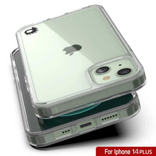 Cargar imagen en el visor de la galería, iPhone 14 Plus Case Punkcase® LUCID 2.0 Clear Series Series w/ PUNK SHIELD Screen Protector | Ultra Fit (Color in image: light blue)