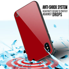 Cargar imagen en el visor de la galería, iPhone 8 Case, Punkcase GlassShield Ultra Thin Protective 9H Full Body Tempered Glass Cover W/ Drop Protection & Non Slip Grip for Apple iPhone 7 / Apple iPhone 8 (Red) (Color in image: Blue)