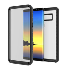 Cargar imagen en el visor de la galería, Galaxy Note 8 Waterproof Case Punkсase StudStar Clear Thin 6.6ft Underwater IP68 Shock/Snow Proof (Color in image: white)
