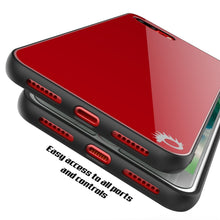 Cargar imagen en el visor de la galería, iPhone 8 PLUS Case, Punkcase GlassShield Ultra Thin Protective 9H Full Body Tempered Glass Cover W/ Drop Protection & Non Slip Grip for Apple iPhone 7 PLUS / Apple iPhone 8 PLUS (Red)