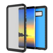 Cargar imagen en el visor de la galería, Galaxy Note 8 Waterproof Case PunkCase StudStar Light Blue Thin 6.6ft Underwater IP68 ShockProof (Color in image: white)