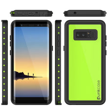 Cargar imagen en el visor de la galería, Galaxy Note 8 Waterproof Case PunkCase StudStar Light Green Thin 6.6ft Underwater IP68 ShockProof (Color in image: light blue)