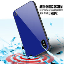 Load image into Gallery viewer, iPhone 8 Case, Punkcase GlassShield Ultra Thin Protective 9H Full Body Tempered Glass Cover W/ Drop Protection & Non Slip Grip for Apple iPhone 7 / Apple iPhone 8 (Blue) (Color in image: White)