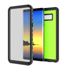 Cargar imagen en el visor de la galería, Galaxy Note 8 Waterproof Case PunkCase StudStar Light Green Thin 6.6ft Underwater IP68 ShockProof (Color in image: clear)