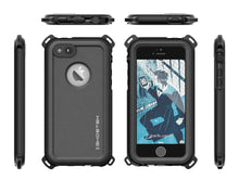 Cargar imagen en el visor de la galería, iPhone SE/5S/5 Waterproof Case, Ghostek® Nautical Black Series| Underwater | Aluminum Frame (Color in image: Teal)