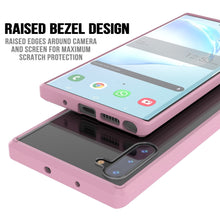 Cargar imagen en el visor de la galería, Galaxy Note 20 Punkcase Lucid-2.0 Series Slim Fit Armor Crystal Pink Case Cover (Color in image: Clear)
