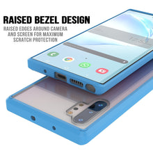 Load image into Gallery viewer, Galaxy Note 10+ Plus Punkcase Lucid-2.0 Series Slim Fit Armor Light Blue Case Cover (Color in image: Clear)