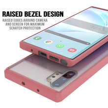 Load image into Gallery viewer, Galaxy Note 10+ Plus Punkcase Lucid-2.0 Series Slim Fit Armor Pink Case Cover (Color in image: Clear)