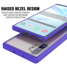 Load image into Gallery viewer, Galaxy Note 10+ Plus Punkcase Lucid-2.0 Series Slim Fit Armor Purple Case Cover (Color in image: Clear)