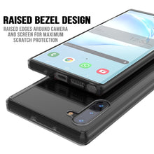 Cargar imagen en el visor de la galería, Galaxy Note 10 Punkcase Lucid-2.0 Series Slim Fit Armor Crystal Black Case Cover (Color in image: Clear)