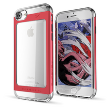Cargar imagen en el visor de la galería, iPhone 8 Case, Ghostek® Cloak 2.0 Series for Apple iPhone 8 Slim Protective Armor Case Cover | Explosion-Proof Screen Protector | Aluminum Frame | TPU Shell | Warranty | Ultra Fit (Red) (Color in image: Red)