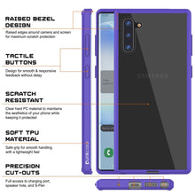 Cargar imagen en el visor de la galería, Galaxy Note 10 Punkcase Lucid-2.0 Series Slim Fit Armor Purple Case Cover (Color in image: Crystal Pink)