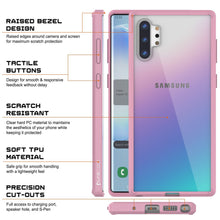 Cargar imagen en el visor de la galería, Galaxy Note 10+ Plus Punkcase Lucid-2.0 Series Slim Fit Armor Crystal Pink Case Cover (Color in image: Pink)