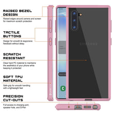 Cargar imagen en el visor de la galería, Galaxy Note 10 Punkcase Lucid-2.0 Series Slim Fit Armor Crystal Pink Case Cover (Color in image: Pink)
