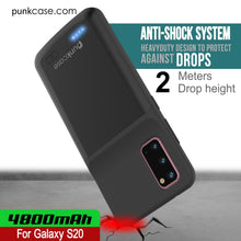 Cargar imagen en el visor de la galería, PunkJuice S20 Battery Case All Black - Fast Charging Power Juice Bank with 4800mAh (Color in image: Gold)