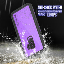 Load image into Gallery viewer, Galaxy S9 Plus Waterproof Case PunkCase StudStar Purple Thin 6.6ft Underwater IP68 Shock/Snow Proof (Color in image: red)