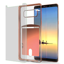 Cargar imagen en el visor de la galería, Galaxy Note 8 Case, PUNKCASE® LUCID Rose Gold Series | Card Slot | SHIELD Screen Protector (Color in image: Black)