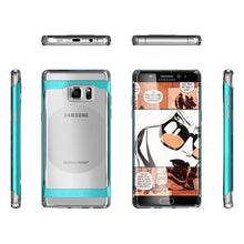 Cargar imagen en el visor de la galería, Galaxy Note 7 Case, Ghostek® 2.0 Teal Series w/ Explosion-Proof Screen Protector | Aluminum Frame (Color in image: Red)
