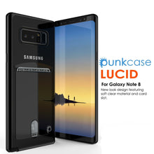Load image into Gallery viewer, Galaxy Note 8 Case, PUNKCASE® LUCID Black Series | Card Slot | SHIELD Screen Protector | Ultra fit (Color in image: Gold)