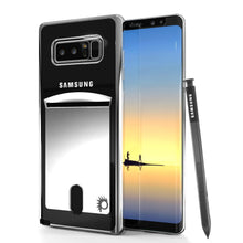 Cargar imagen en el visor de la galería, Galaxy Note 8 Case, PUNKCASE® LUCID Silver Series | Card Slot | SHIELD Screen Protector | Ultra fit (Color in image: Silver)