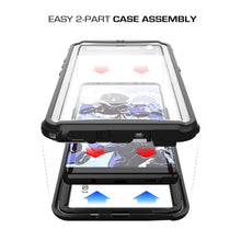 Cargar imagen en el visor de la galería, Galaxy Note 8 Case, Ghostek Nautical Slim Shockproof Waterproof Armor Cover | White (Color in image: Black)