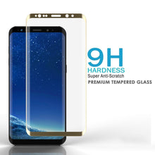 Cargar imagen en el visor de la galería, Galaxy S10+ Plus Gold Punkcase Glass SHIELD Tempered Glass Screen Protector 0.33mm Thick 9H Glass (Color in image: Black)