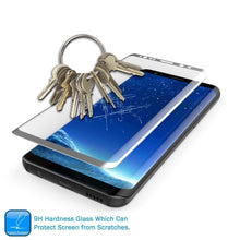 Cargar imagen en el visor de la galería, Galaxy S21 Silver Punkcase Glass SHIELD Tempered Glass Screen Protector 0.33mm Thick 9H Glass (Color in image: Gold)