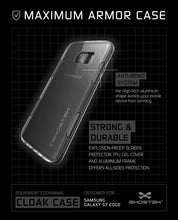Cargar imagen en el visor de la galería, S7 Edge Case Ghostek® Cloak Black Series Slim | Aluminum Frame Lifetime Warranty Exchange (Color in image: Red)