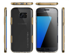 Cargar imagen en el visor de la galería, S7 Edge Case Ghostek® Cloak Gold Series Slim | Aluminum Frame Lifetime Warranty Exchange (Color in image: Pink)