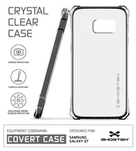 Load image into Gallery viewer, Galaxy S7 Case, Ghostek® Covert Dark Grey Series Premium Impact Cover | Lifetime Warranty Exchange (Color in image: Clear)