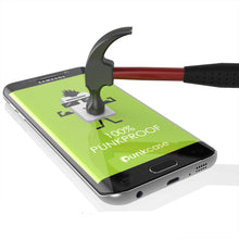 Load image into Gallery viewer, Galaxy S7 Edge Black Punkcase Glass SHIELD Tempered Glass Screen Protector 0.33mm Thick 9H Glass (Color in image: Black)