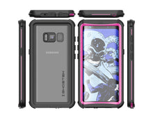 Load image into Gallery viewer, Galaxy S8 Waterproof Case, Ghostek Nautical Series (Pink) | Slim Underwater Full Body Protection