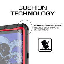 Load image into Gallery viewer, Galaxy S8 Waterproof Case, Ghostek Nautical Series (Red) | Slim Underwater Full Body Protection (Color in image: Black)