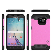 Load image into Gallery viewer, Galaxy s6 EDGE Plus Case PunkCase Galactic Pink Series Slim Armor Soft Cover w/ Screen Protector (Color in image: silver)