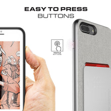 Cargar imagen en el visor de la galería, Ghostek Exec2 iPhone 7 Plus / 8 Plus Wallet Case Military Grade Standard Drop Tested | Black