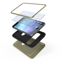 Cargar imagen en el visor de la galería, iphone-6-plus-waterproof-case-ghostek-bullet-gold-apple-iphone-6-plus-waterproof-case-w-attached-screen-protector-lifetime-warranty-apple-iphone-6-plus-slim-fitted-waterproof-shock-proof-dust-proof-dirt-proof-snow-proof-cover-case-ghocas202 (Color in image: charcoal)