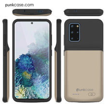Cargar imagen en el visor de la galería, PunkJuice S20+ Plus Battery Case Gold - Fast Charging Power Juice Bank with 6000mAh (Color in image: Gold)