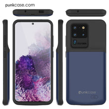 Cargar imagen en el visor de la galería, PunkJuice S20 Ultra Battery Case All Blue - Fast Charging Power Juice Bank with 6000mAh (Color in image: All Blue)