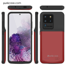 Cargar imagen en el visor de la galería, PunkJuice S20 Ultra Battery Case Red - Fast Charging Power Juice Bank with 6000mAh (Color in image: Red)