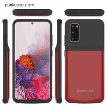 Cargar imagen en el visor de la galería, PunkJuice S20 Battery Case Red - Fast Charging Power Juice Bank with 4800mAh (Color in image: Red)
