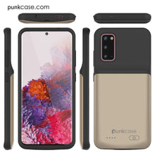 Cargar imagen en el visor de la galería, PunkJuice S20 Battery Case Gold - Fast Charging Power Juice Bank with 4800mAh (Color in image: Gold)