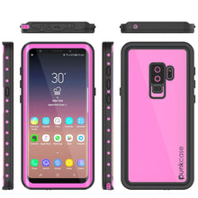 Load image into Gallery viewer, Galaxy S9 Plus Waterproof Case PunkCase StudStar Pink Thin 6.6ft Underwater IP68 Shock/Snow Proof (Color in image: white)