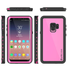 Load image into Gallery viewer, Galaxy S9 Waterproof Case PunkCase StudStar Pink Thin 6.6ft Underwater IP68 Shock/Snow Proof (Color in image: white)
