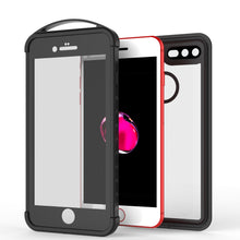 Cargar imagen en el visor de la galería, iPhone 7+ Plus Waterproof Case, Punkcase ALPINE Series, CLEAR | Heavy Duty Armor Cover (Color in image: black)