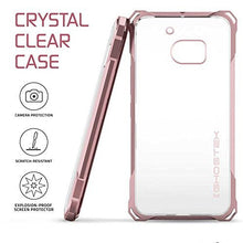 Cargar imagen en el visor de la galería, HTC 10 Case, Ghostek® Covert Peach Series Premium Slim Hybrid | w/Screen Protector | Ultra Fit (Color in image: Clear)